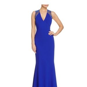 Jessica Simpson JS Collection Royal Blue Prom Formal Dress